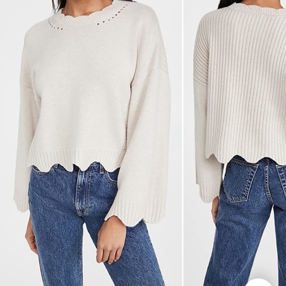 Crew neck Cashmere blend sweater
